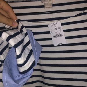 JCrew stripped long sleeve dress shirt